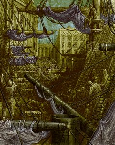 GustaveDoré在码头内 作者 古斯塔夫·多尔（Gustave Dore）